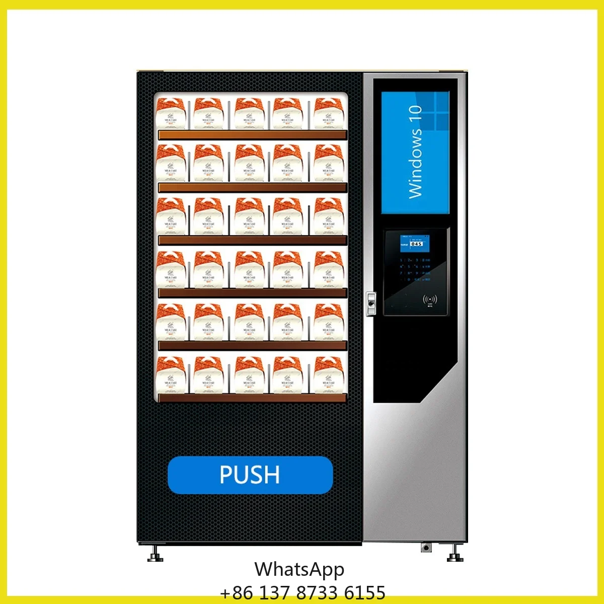 Customized Sticker Vending Machine Coffee Bean Espresso Avatar Vending Machine