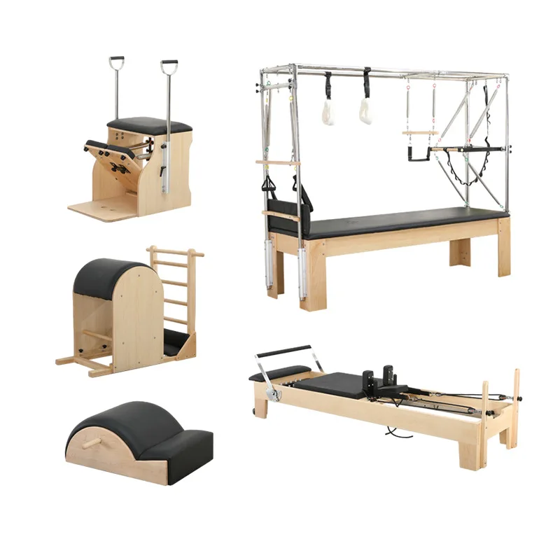 Pilates Reformer 5pcs set Gym Fitness Equipment Pilates Cadillac Reformer Machine