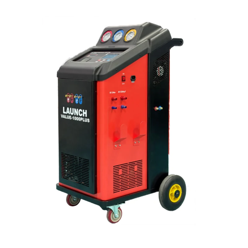 2026 Dual Refrigerant Air Conditioning Machine R134A & R1234YF Value 1000 PLUS Car AC Machine AUTO Workshop