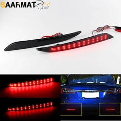 2PCS LED Rear Bumper Reflector Tail Brake Stop Light For Tesla Model S 2012-up brake light/tail light/rear fog light/turn Lamp