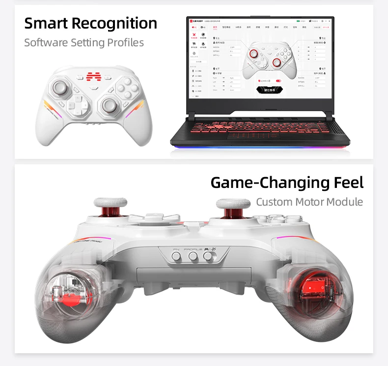 BEITONG PanGu Anpassbarer Modularer Controller Kabelloser Bluetooth-Gamepad Individualisierbarer Gaming-Controller für PC/NS2/Mobilgeräte/Steam – Detail 3