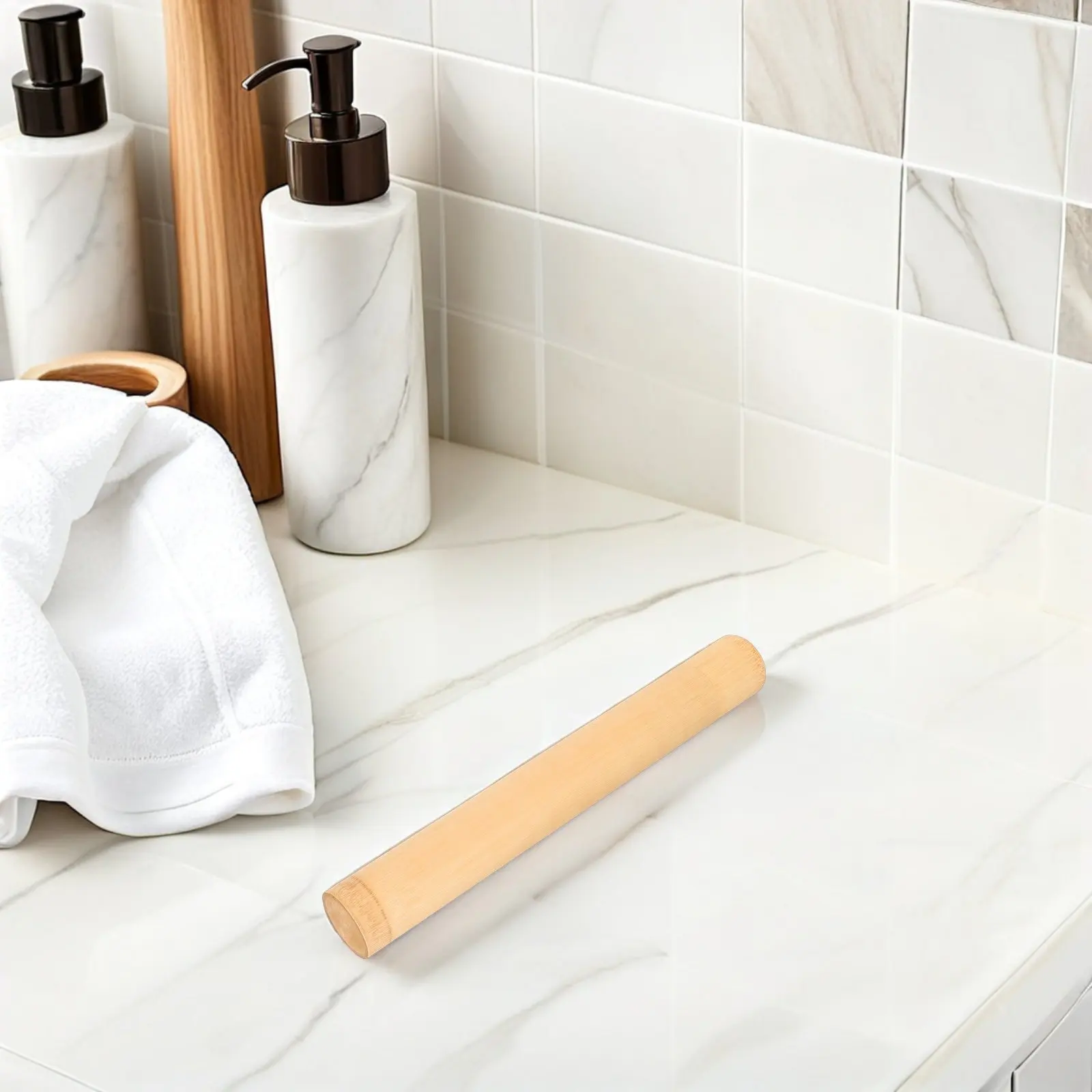 4Pcs Bamboo Toothbrush Holder Travel Portable Dustproof Storage Case for Bathroom Camping Hiking Outdoor Toothbrush Carrying Box