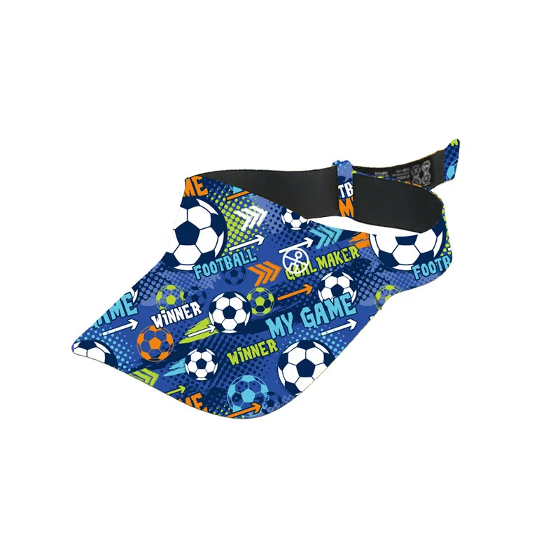 Kids Sun Visor Hat, 58g Lightweight 3-Layer Breathable, UPF50+ UV Protection, Machine Washable for 2-12 Years Old view 2