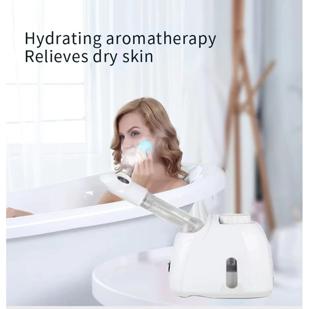 Ozone Facial Steamer Warm Mist Humidifier for Face Deep Cleaning Vaporizer Sprayer Salon Home Spa Skin Care Whitening - view 5