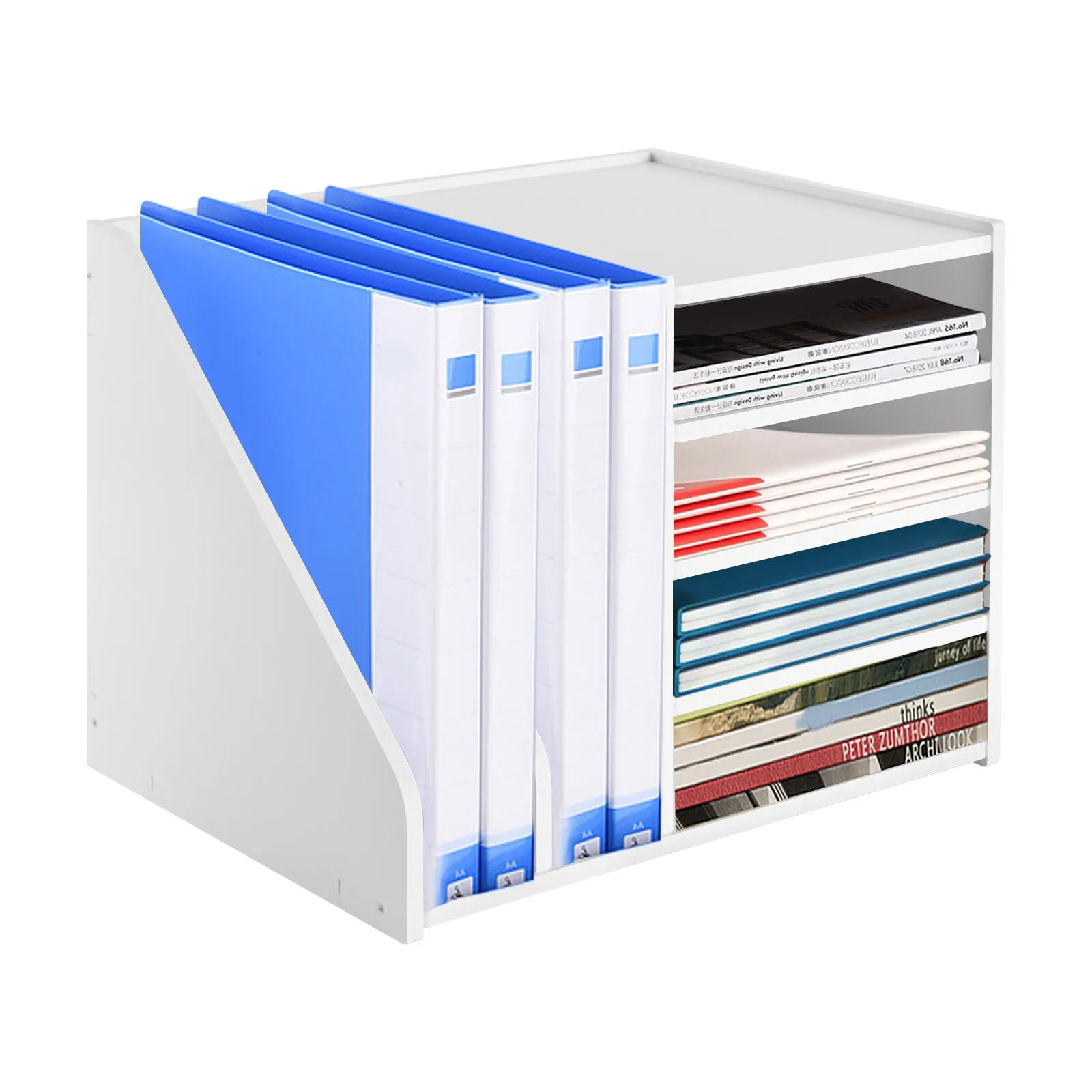 

6-уровневый органайзер для файлов из ПВХ для дома и офиса, с большим объемом для хранения, 1535 x 1216 мм