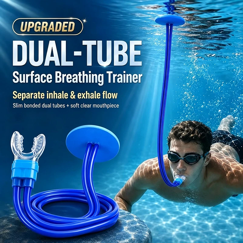 Nuevo Tubo de Respiración Plegable para Snorkel, de Silicona, Anti-Asfixia, para Natación, Snorkel y Buceo Libre