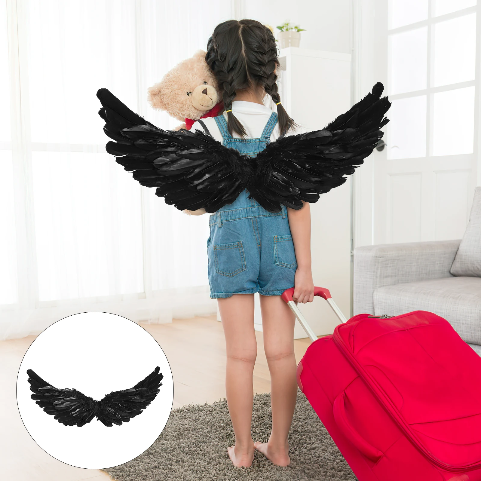

Angel Wing Props Beautiful Wings for Halloween Costume Party Stage Performance Kids Girls Photo Prop Outfits Accessory