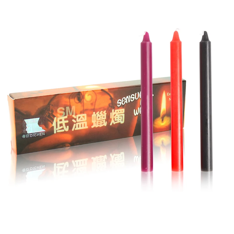 3pcs Low Temperature Candle Bdsm Candle Sex Toys For Adult Couple Relaxation Flirting Sex Wax Body Erotic Adult Game Toy