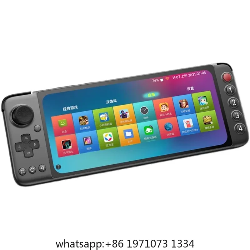 Android Gaming Handheld Console – Portable Game Player with Controller & 6.81 Inch Screen for Mobile Games