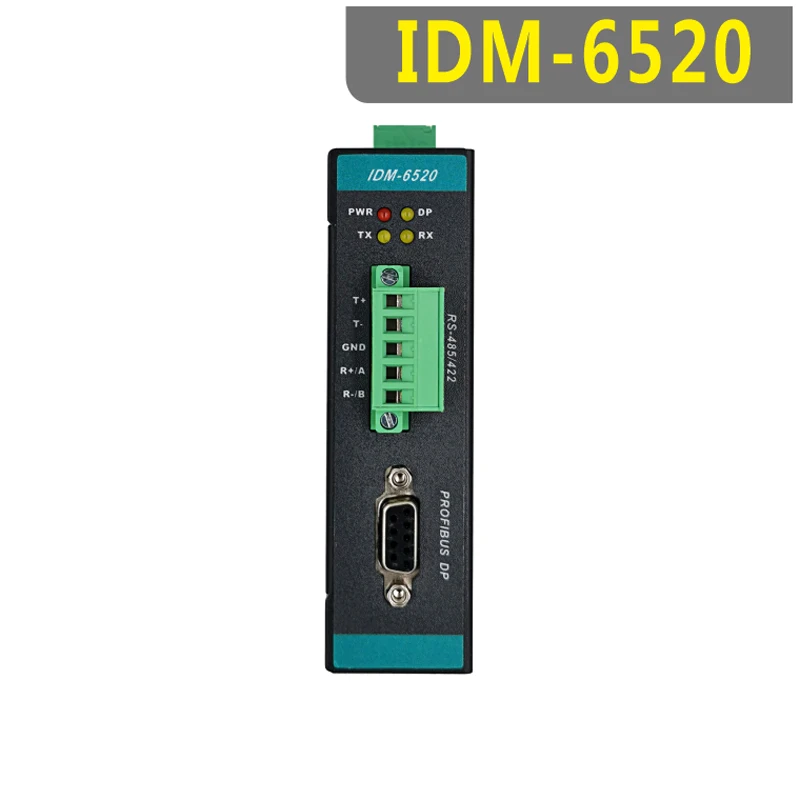 Puerta de enlace IDM-6520 Profibus DP a Modbus RTU, convertidor scii, temperatura de funcionamiento: -40 ~ 85 ℃