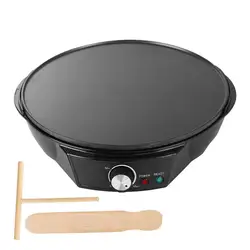 Pancakes Maker Machine Non Stick Crepe Pan Electric Single-side Pan Heating Hot Plate For Frying And Baking Roti Tortilla