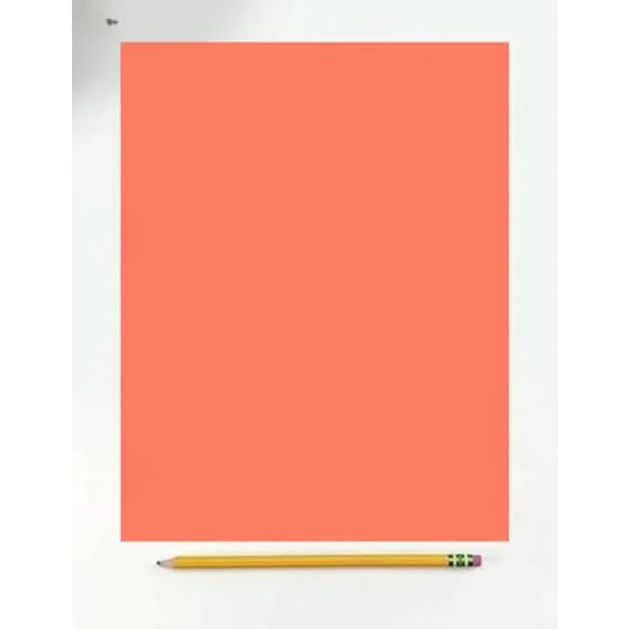 

Colored Copy Printing And Writing Paper, 20 pound 75 GSM 8.5" X 11", Letter Size, 500 Sheets Per Ream. (Salmon)