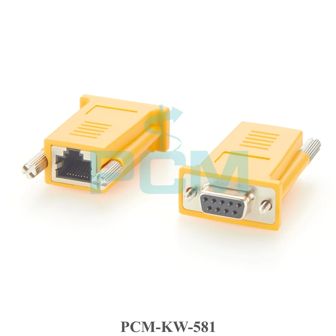 DB9 9pin female to RJ45 8P8C female socket jack RS-232 serial Adapter DX9F-DTE-RJ Cisco Compatible with Sun RJ-45 console