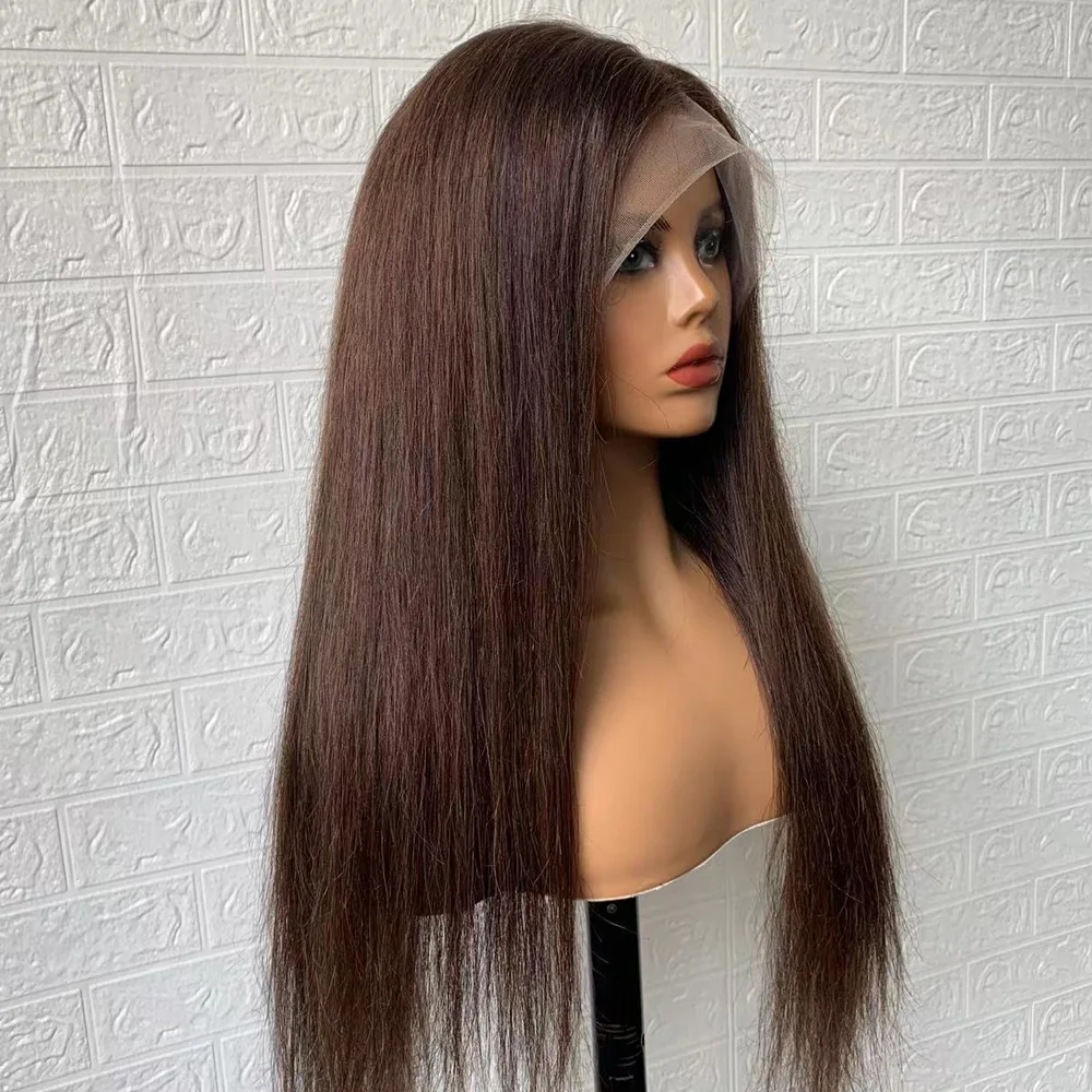 Full Lace Wig Medium Brown Lace 150 Density