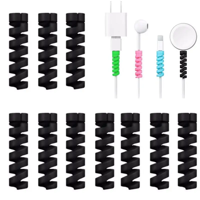 2-10Pcs Cable Winder Protector For Phones Cable Holder Cover Cable Winder Clip For USB Charger Cord Management Cable Organizer