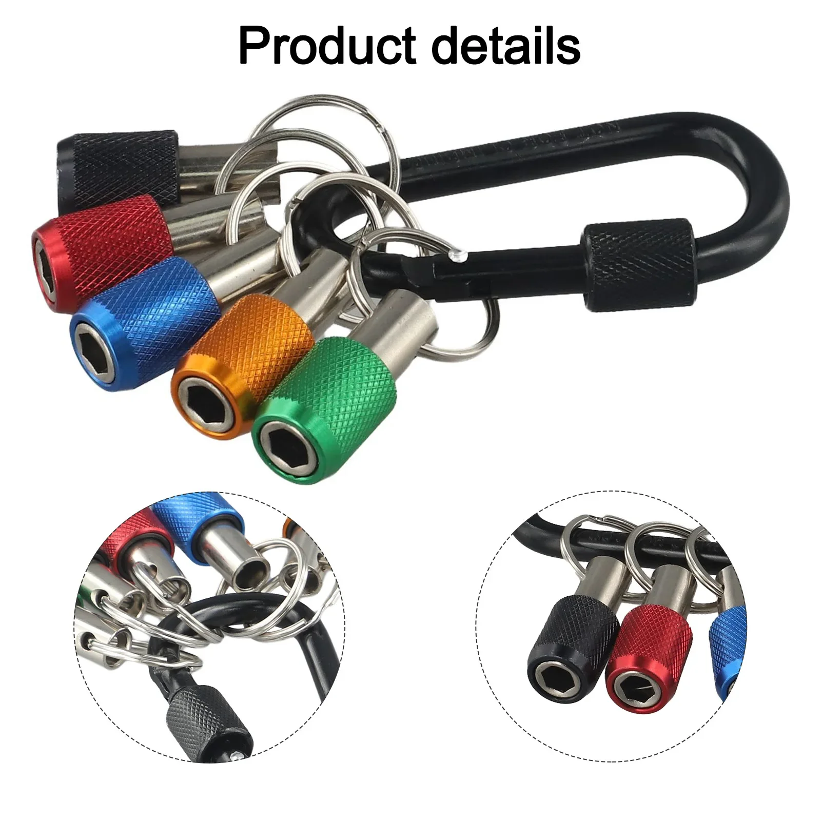 1/4 인치 육각 섕크 육각 섕크 대부분의 전기 스크루 드라이버에 적합 드릴 비트 전송에 적합한 키 체인