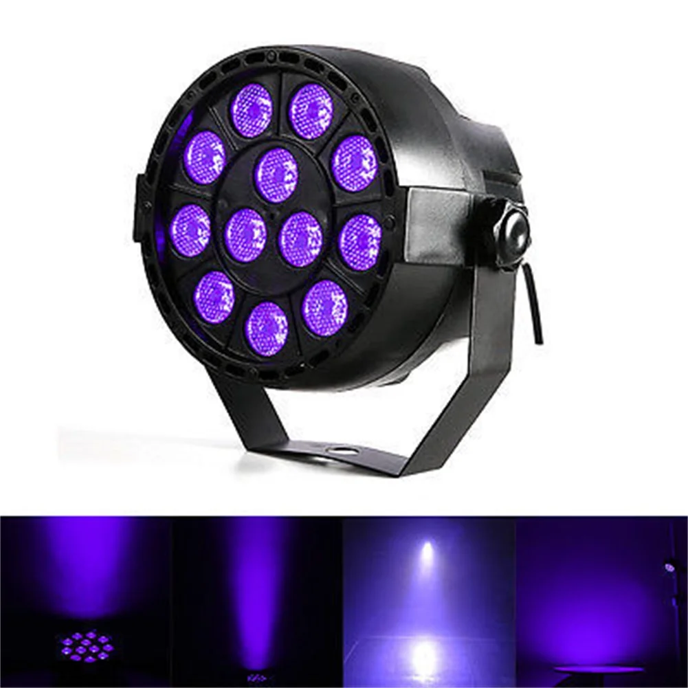 ไฟดิสโก้ LED DJ 36W ปลั๊ก EU โคมไฟตรายูวีสำหรับงานปาร์ตี้คริสต์มาสบาร์เวทีเครื่องซักผ้าติดผนังแสงไฟไฟสปอร์ตไลท์