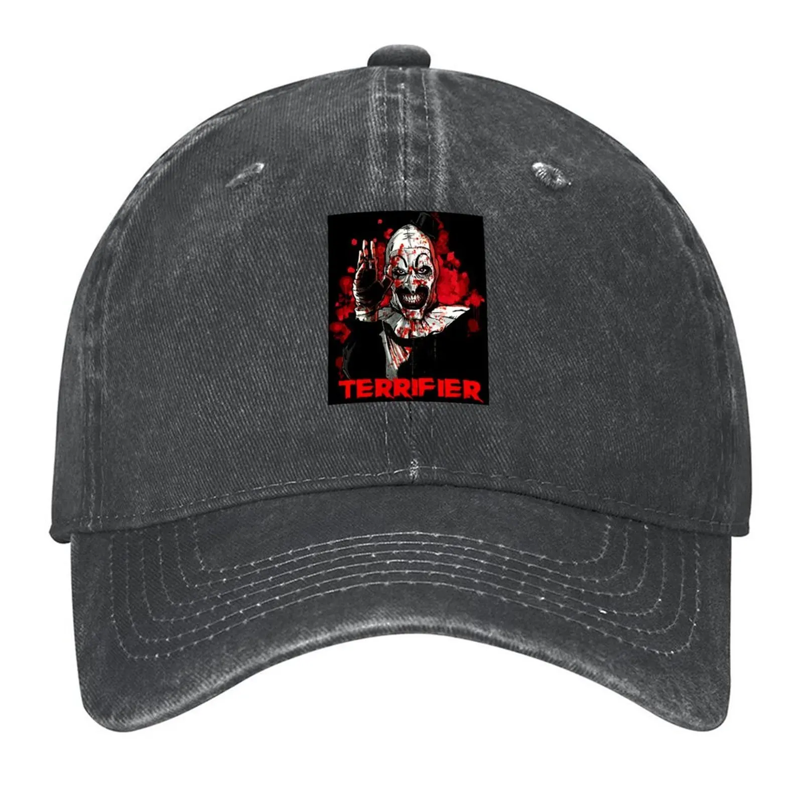

Great Model Terrifier Movie Horror Art The Clown Awesome For Movie Fan Baseball Cap Hip Hop Men's Luxury Women's