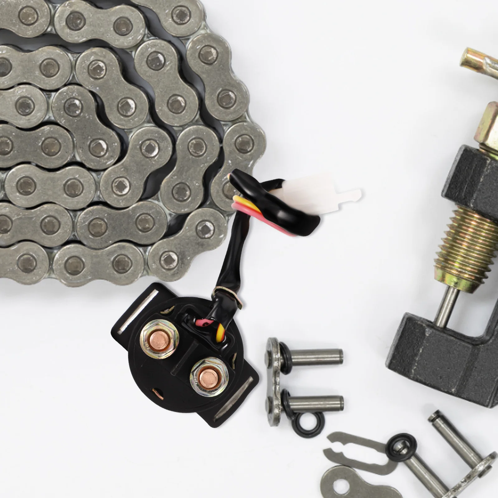 

Starter Motorcycle Starter Scooter Car Relay Motor Motor Reversing Relay Car Boat Universal Automotive Replacement Part