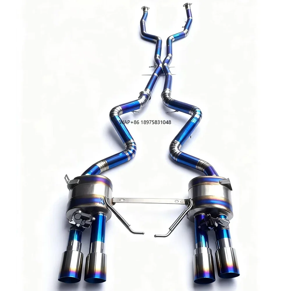 E92 M3 Full-System Titanium Valved Exhaust Pipe Titanium Lightweight Advantage Performance Enhancement