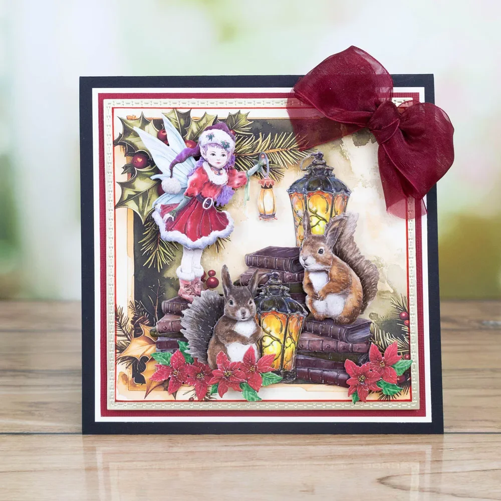 2025 جديد ممزق الدانتيل يموت سانتا Sidekicks يموت جمع يموت الشتاء توهج يموت مجموعة DIY بها بنفسك سكرابوكينغ بطاقات المعايدة ورقة Carft #5