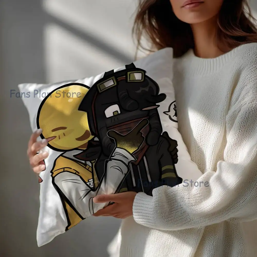 Verity x Mob Anime Celebrity Merchandise All-Match Printed Pillow Case Sofa Car Office Room Decoration Protector