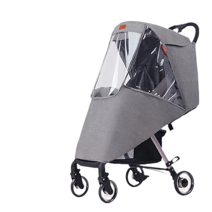 Universal stroller rain cover children's cart rain cover baby umbrella car windshield warm cover winter stroller raincoat