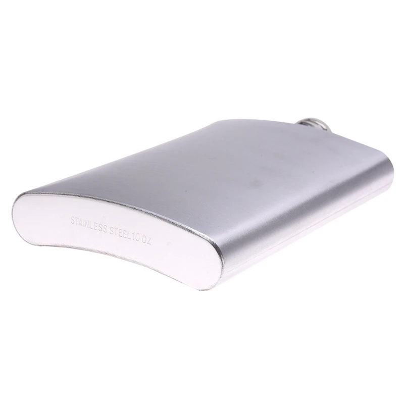 FLYY-2X Whiskey Taschenflasche 10Oz Hip Flask für Spirituosen mit Edelstahl-Schraubverschluss – Detail 5