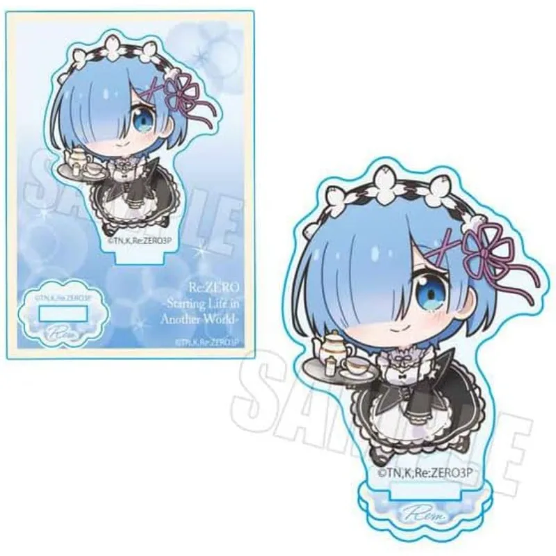

Zero Starting Life in Another World Pukashu Mini Stand 3rd Season Version Rem Original Acrylic Handmade Cute Cartoon Anime Stand