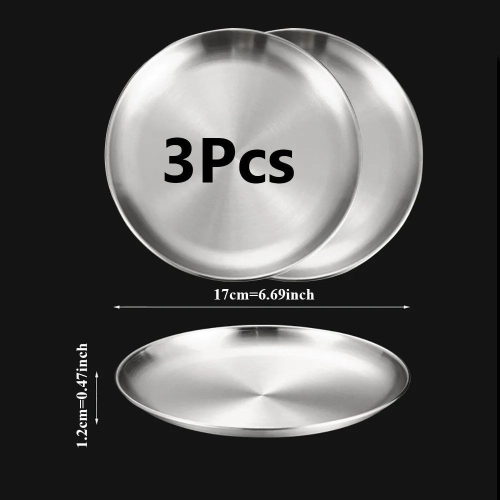 17cm-3Pcs-Silver