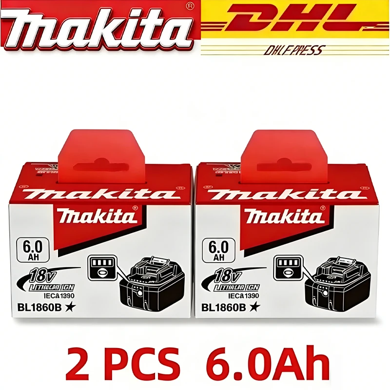 

6000mAh Original Makita 18V 6Ah battery Makita DTW700 DHW180 DGH181 DTD173 DAS180 DDF487 DTW285 TW004G power tools battery tool