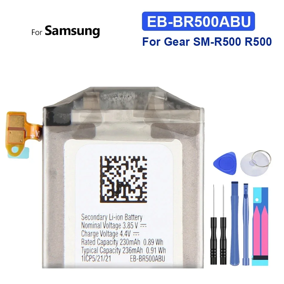 236mAh Replacement Battery EB-BR500ABU For Samsung Galaxy Watch R500 Active SM-R500 Batteries Warranty