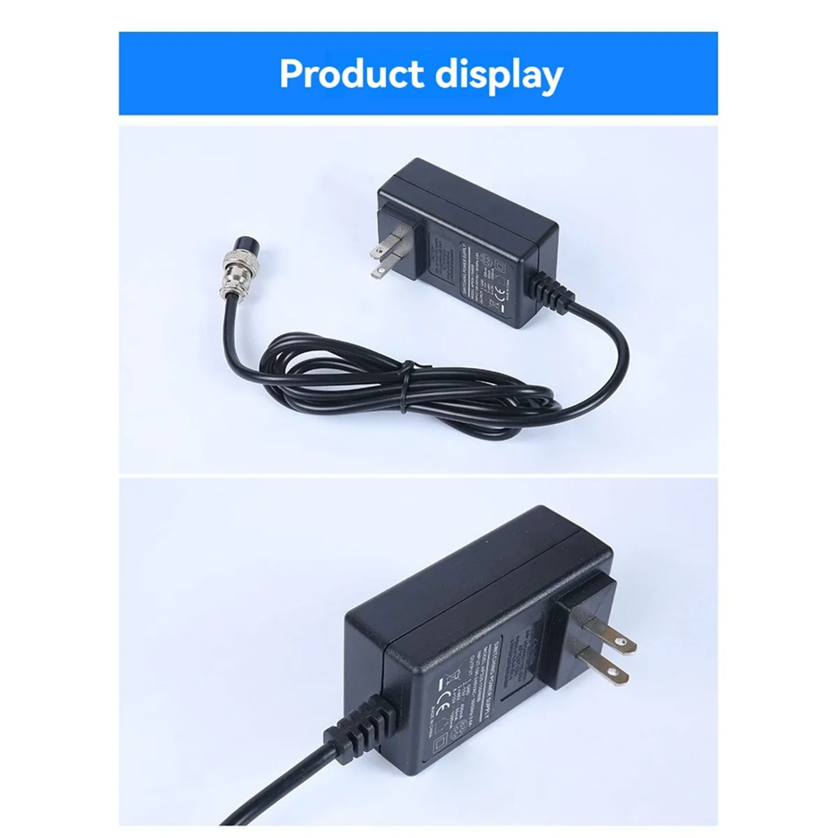 

NEW Mixer Power Adapter 15V/48V 0.6A Universal 4-Pin Round Head Interface Mixing Console Power Supply for Mixer US Plug