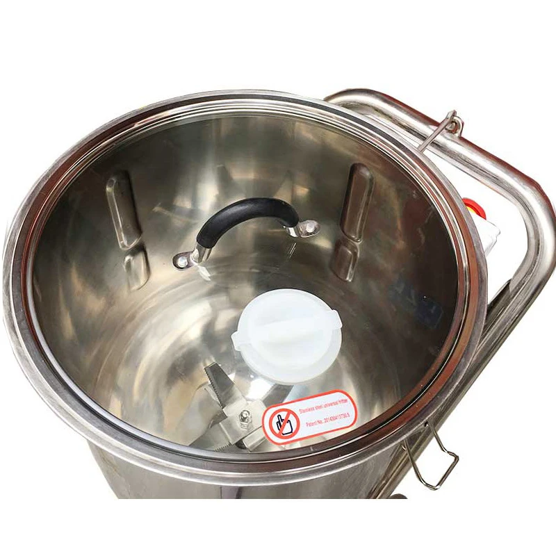#Fully Automatic Large Floor-Standing Shaved Ice Machine 30L High-Speed Blender 220V/110V Stainless Steel Ice Crusher(Customized
