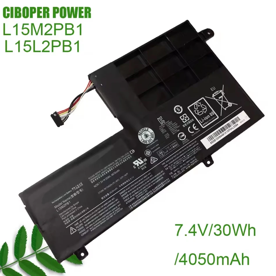 CP Laptop Battery L15L2PB1 L15C2PB1 L15M2PB1 5B10K84491 5B10K84639 5B10K85056 For Yoga 510-14AST 14IKB 14ISK 80UK 15IKB 15ISK