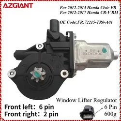 72215-TR0-A01 Car Replacement For Honda 2012-2015 Civic FB 2012-2017 CR-V RM Power Window Lifter Regulator Motor Accessories
