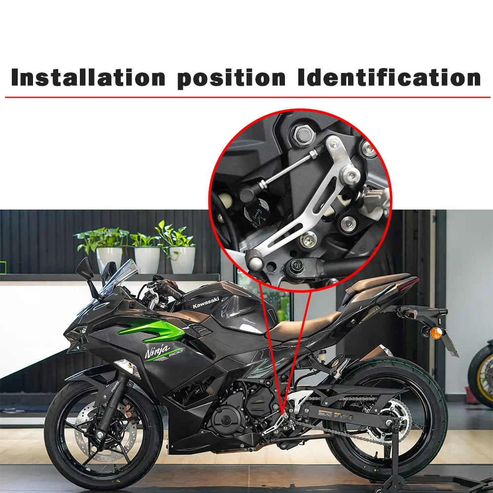 Motorcycle CNC Shifter Pedal Adjustable Gear Shift Lever Accessories for KAWASAKI NINJA 400 500 Ninja400 Ninja500 Z400 Z500