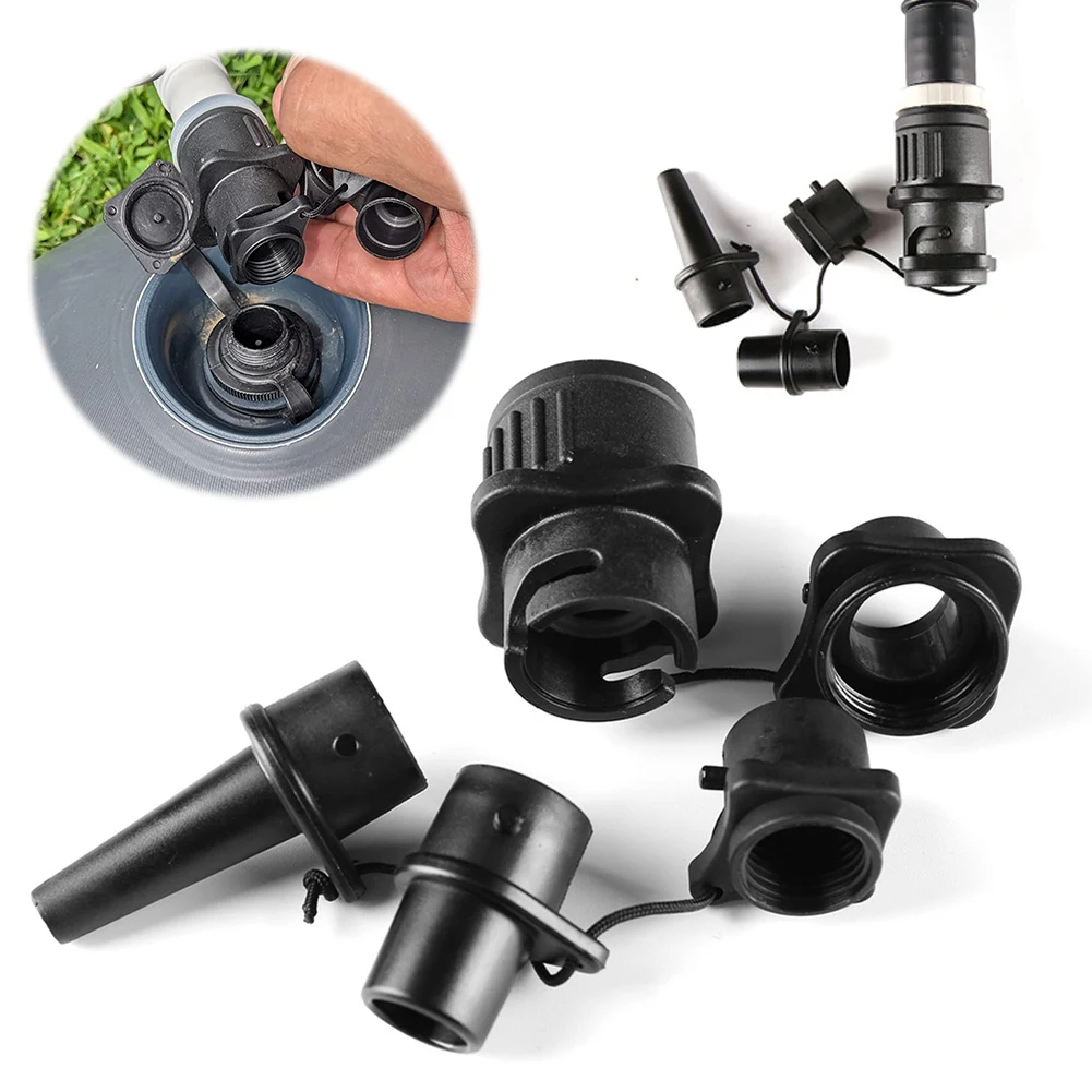 5 In 1 Paddle Board Valve Adapter Multi-Function Inflatable Boat Air Valve Adapter Kit Waterproof Portable for Inflatable Boat
