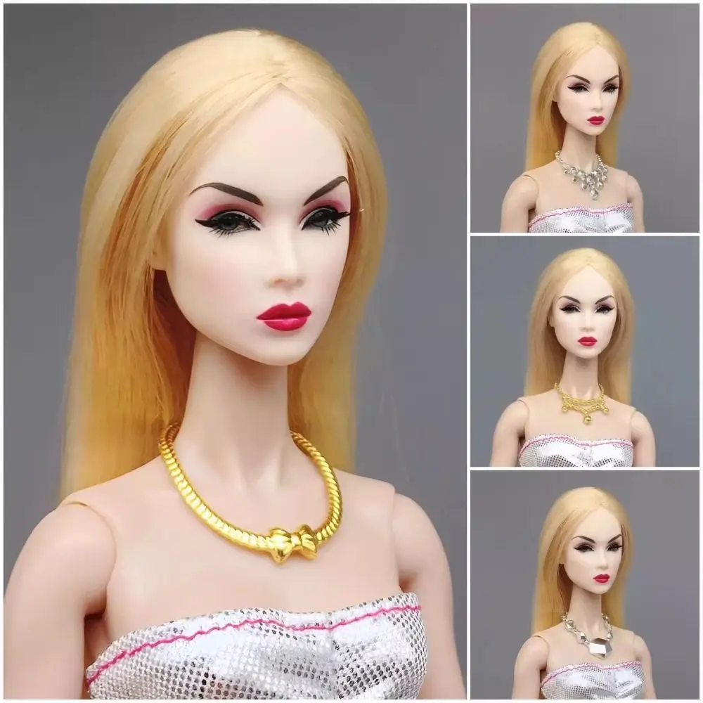 10 Styles Doll Fashion Jewelry Doll Toys Fishion Doll Necklaces Doll Colthes Decorations for 1/6 1/3 1/12 Doll/for 30cm Dolls