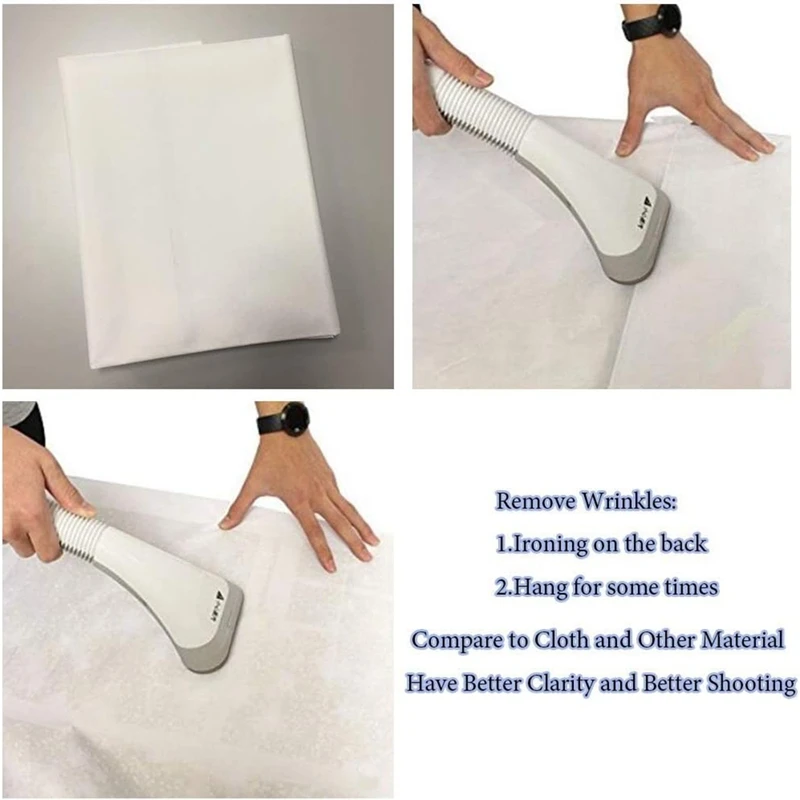 Photography Background 150*100CM Christmas Theme Photography Background Winter Fantasy Wonderland Snow Tree Red Curtain