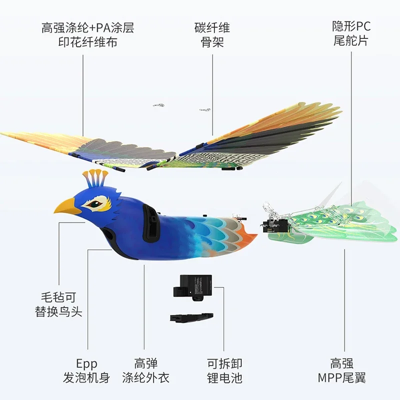 Remote Control Bionic Bird Aircraft Handle