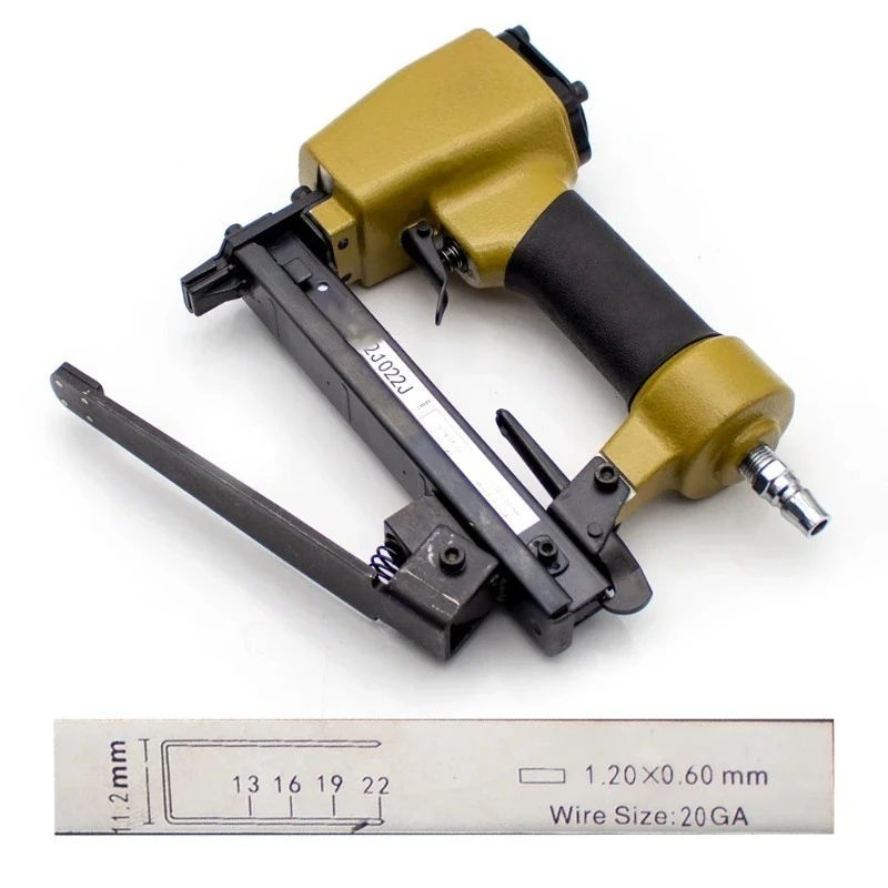 1022J Multifunctional Pneumatic Staple Gun Code Book Sewer Leather Fabric Carton Wood Air Nailer Stapler