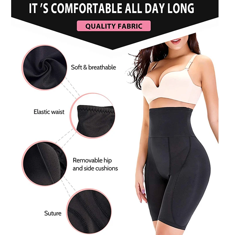 Hip Shapewear Shorts Women Butt Lifter Shaper Panties Sexy Body Shaper High Waist Hip Enahncer Shapewear with Pads Fake Ass