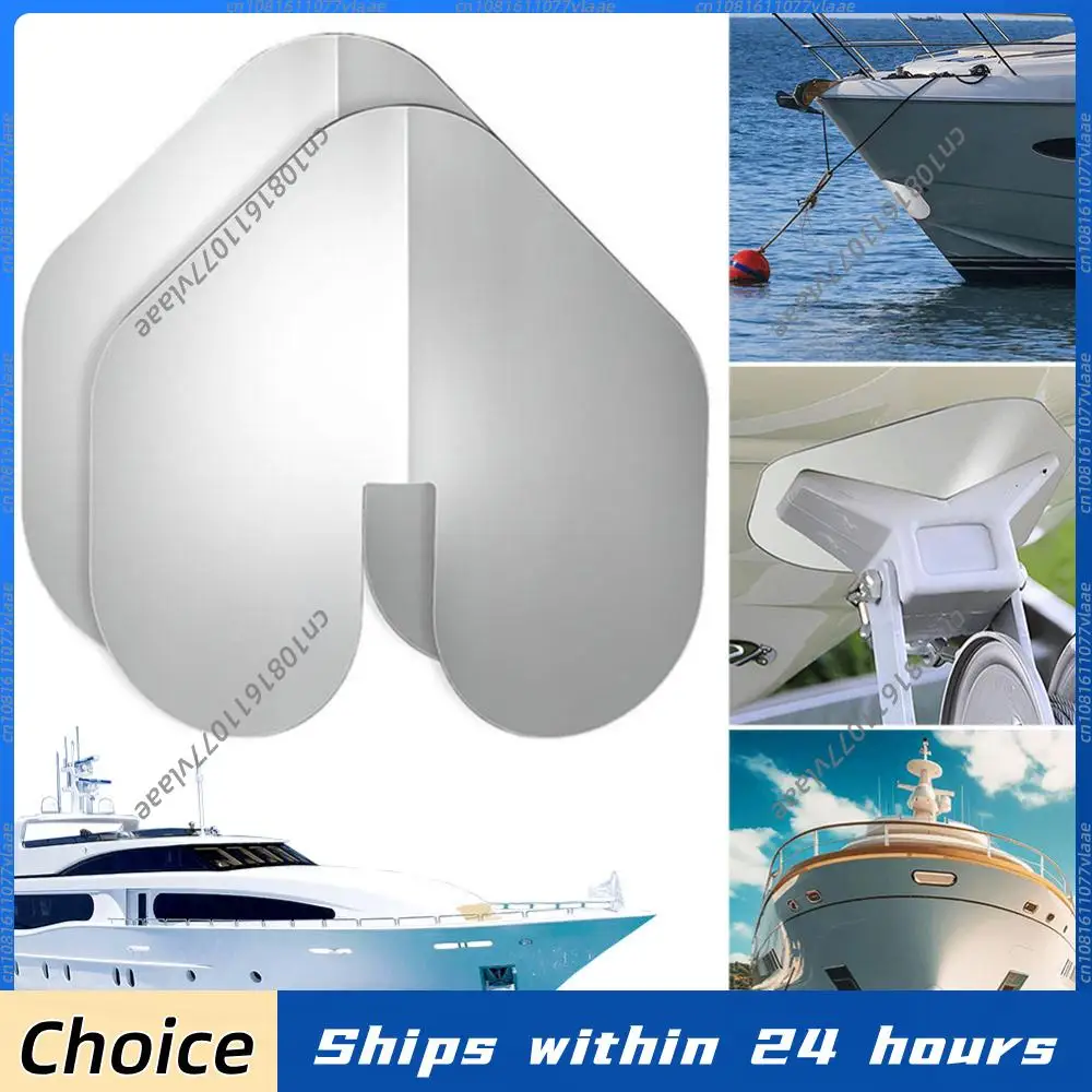 

2Pcs Boat Bow Protector with Adhesive Notched Bow Guard Rust Proof Boat Hull Shield for Wear and Scratches Protection