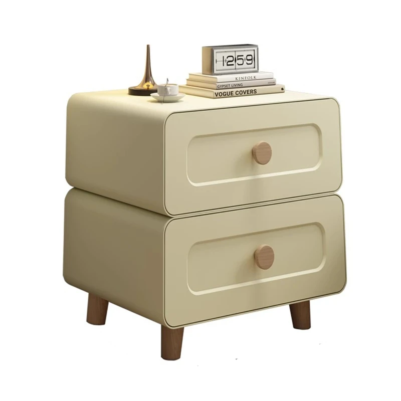 

Nordic style mini bedside table bedroom modern simple storage rack rental room portable side storage