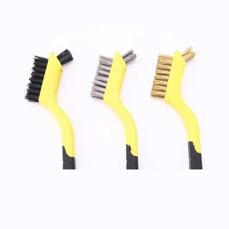 Cleaning Brush Stain Removal 18×4cm Cleaning Tools Coated With Glue Steel Wire Brush Rust Removal Cleaning Brushes Wire Brush