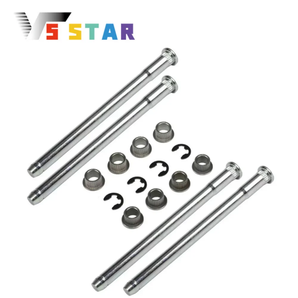 

15653790 93356553 15562609 4 Sets Steel Door Hinge Pins and Bushing Kit For 1995-2004 Chevrolet S10 Pickup Silver DH-1003