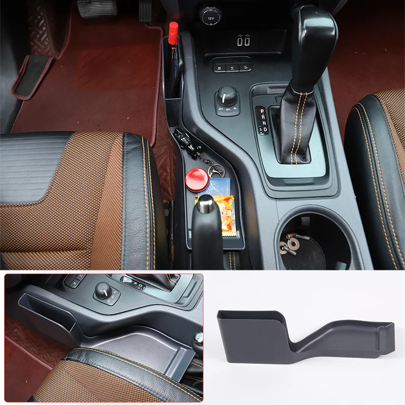 

For Ford Ranger Wildtrak T7 T8 2015-21 Car Central Control Side Storage Box Multi-Function Mobile Phone Tray Car Accessories
