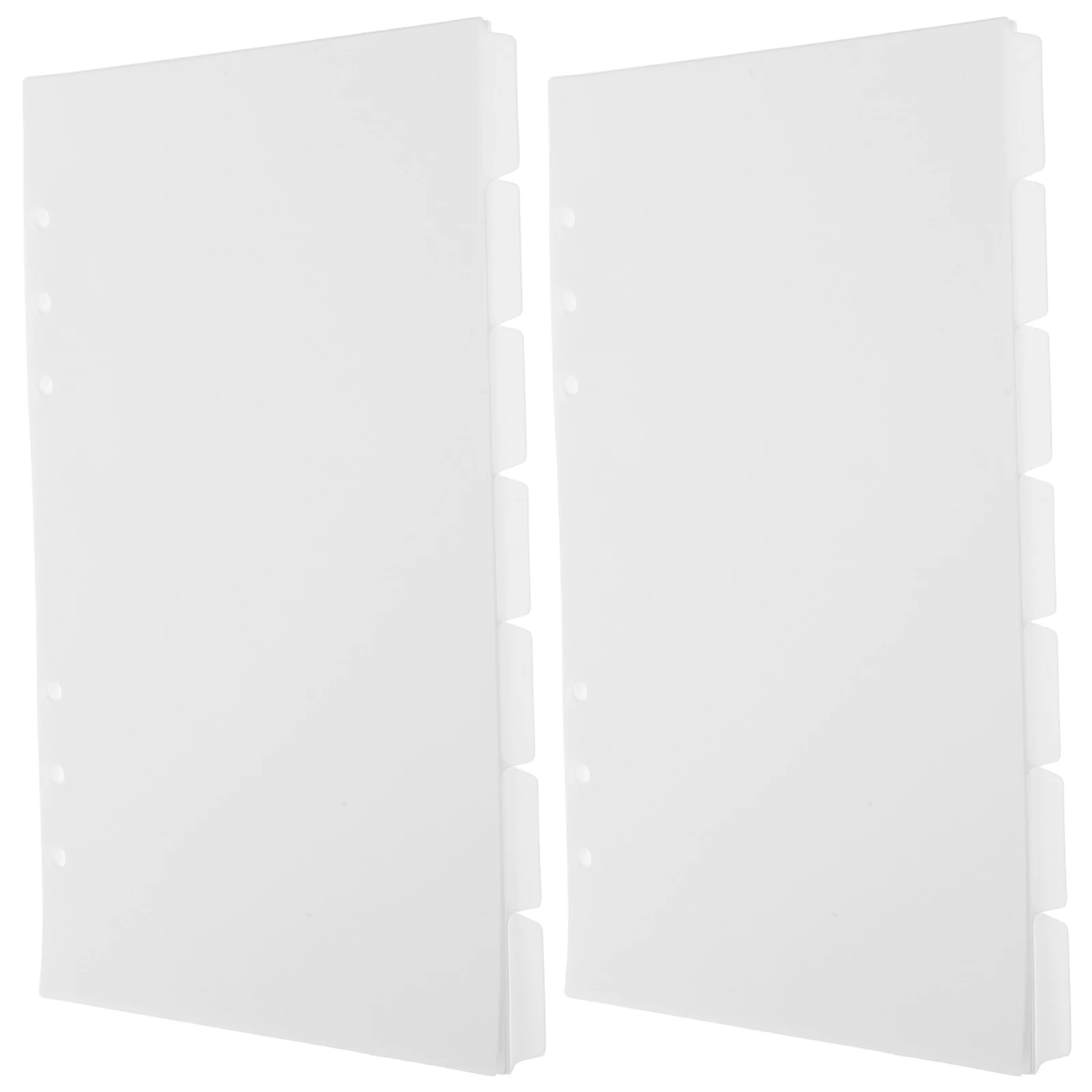 Plastic Binder Dividers Index Classified Labels For Notebook Journal Report Loose-Leaf Page Markers Divider Tabs Notepad