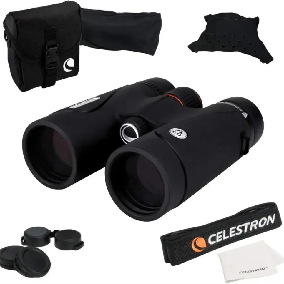 Celestron – TrailSeeker ED 10x42 Binoculars – Compact ED Binocular for Birdwatching and Outdoor Activities – Binocular with ED O